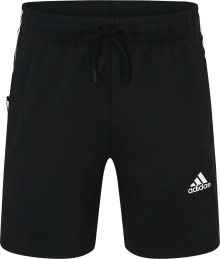 Sportovní kalhoty \'Aeroready Essentials Chelsea 3-Stripes\' ADIDAS SPORTSWEAR černá / bílá
