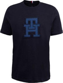 Tričko Tommy Hilfiger modrá / noční modrá