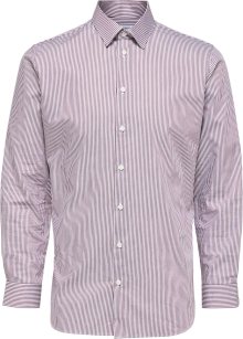 Košile \'Ethan\' Selected Homme bordó / bílá