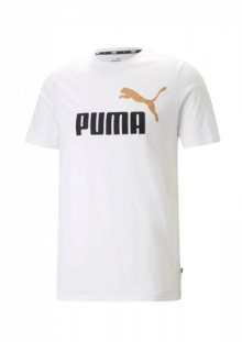Puma 586759 Ess Col Logo Tee Pánské tričko M white