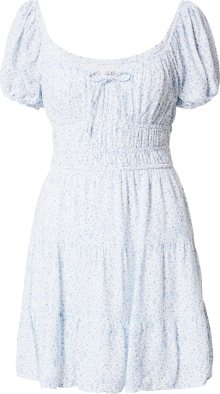 Šaty Hollister modrá / světlemodrá / bílá