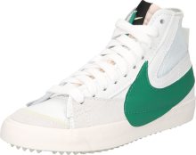 Kotníkové tenisky \'BLAZER MID 77 JUMBO\' Nike Sportswear zelená / bílá