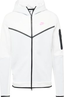 Mikina Nike Sportswear růžová / černá / přírodní bílá