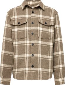 Košile \'PABLO\' Selected Homme krémová / tmavě béžová