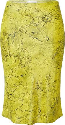 Sukně Topshop citronová / černá