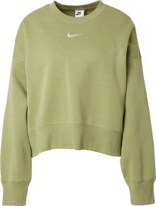 Mikina Nike Sportswear béžová / jablko