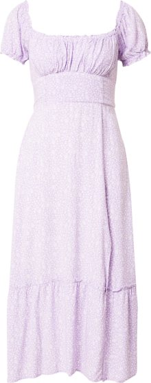 Šaty Hollister fialová / bílá