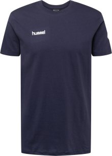 Funkční tričko Hummel marine modrá / bílá