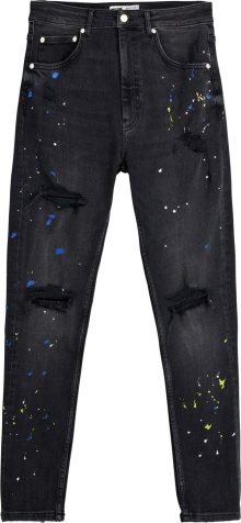 Džíny Bershka černá