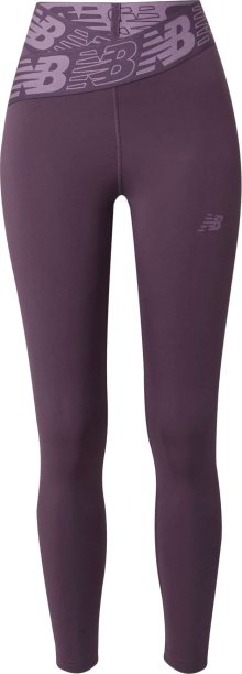 Sportovní kalhoty New Balance fialová / bobule
