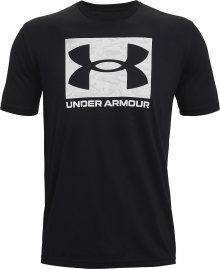 Funkční tričko Under Armour světle šedá / černá / bílá