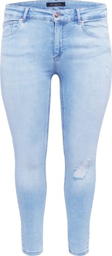 Džíny \'WILLY\' ONLY Carmakoma modrá džínovina