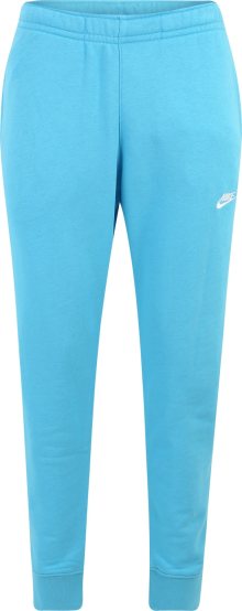 Kalhoty Nike Sportswear nebeská modř / bílá
