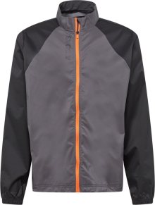 Sportovní bunda \'PROV\' adidas Golf antracitová / oranžová / černá