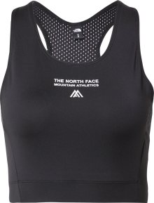 Sportovní top The North Face černá / bílá