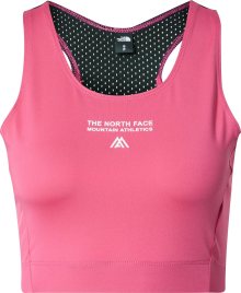 Sportovní top The North Face pink / bílá