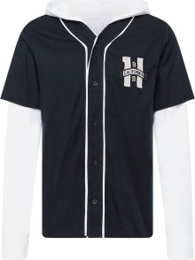 Košile Hollister černá / bílá