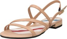 Páskové sandály Tommy Hilfiger písková