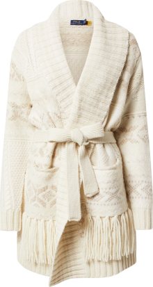 Kardigan Polo Ralph Lauren krémová / bílá