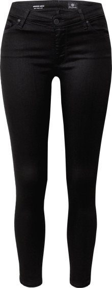 Džíny \'Legging Ankle\' ag jeans černá džínovina