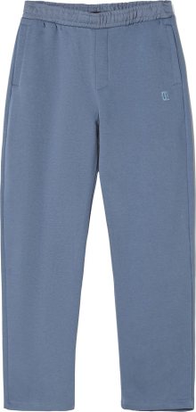 Kalhoty Bershka chladná modrá