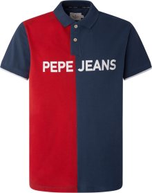Tričko \'Jan\' Pepe Jeans marine modrá / červená / bílá