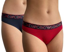 Dámské kalhotky Emporio Armani 163334 3F225 2 kusy | červená | M