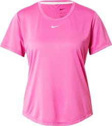 Funkční tričko Nike světle růžová / bílá