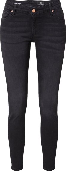 Džíny \'Legging Ankle\' ag jeans černá džínovina