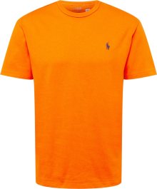 Tričko Polo Ralph Lauren tmavě oranžová / černá