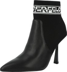 Kotníkové boty \'PANDARA\' Karl Lagerfeld černá / bílá
