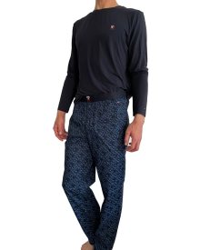 Pánské pyžamo Tommy Hilfiger UM0UM03017 | modrá | XL