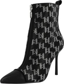 Kotníkové boty \'SARABANDE II\' Karl Lagerfeld černá / stříbrná