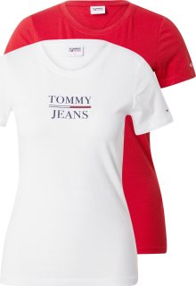 Tričko Tommy Jeans tmavě modrá / červená / bílá