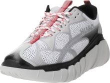 Tenisky \'Xeno Runn Rfmx\' HUGO světle šedá / pastelově červená / černá / bílá