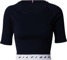 Funkční tričko Tommy Hilfiger námořnická modř / bílá