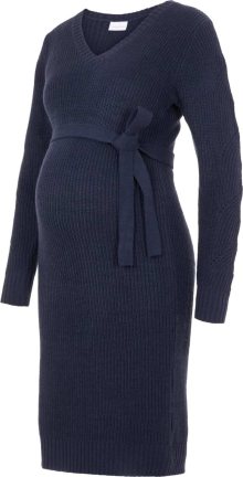Úpletové šaty \'New Lina\' Mamalicious námořnická modř