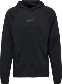 Sportovní mikina Nike šedá / černá