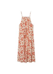 Letní šaty \'Max\' Mango béžová / tmavě oranžová