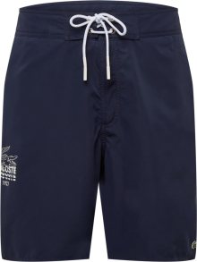 Plavecké šortky Lacoste námořnická modř / bílá