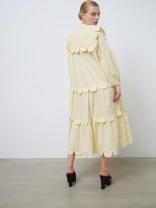 Košilové šaty \'Loan\' Stella Nova žlutá / bílá