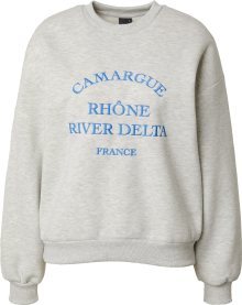 Mikina \'Riley\' Gina Tricot modrá / šedý melír