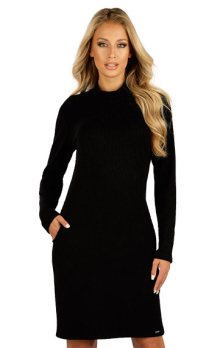 Dámské šaty s dlouhým rukávem Litex 7D021 | černá | L