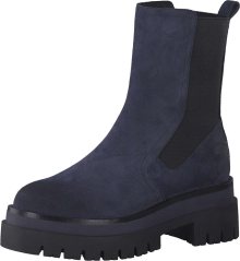 Chelsea boty marco tozzi námořnická modř / černá