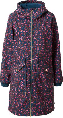 Přechodný kabát \'Marianne\' Danefae námořnická modř / světle růžová / ohnivá červená