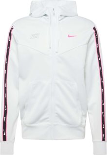 Mikina \'Repeat\' Nike Sportswear fialová / černá / bílá