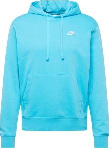 Mikina Nike Sportswear nebeská modř / bílá