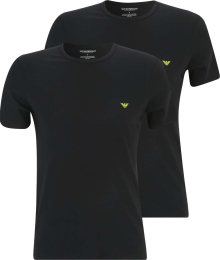 Tričko Emporio Armani žlutá / černá