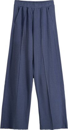 Kalhoty Bershka marine modrá