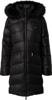 Zimní kabát Calvin Klein černá / bílá